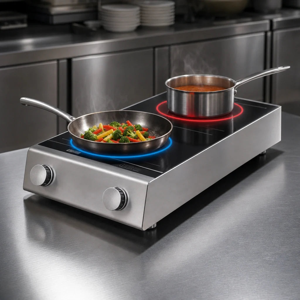 Garland Instinct 2-Burner Countertop Induction Cooktop