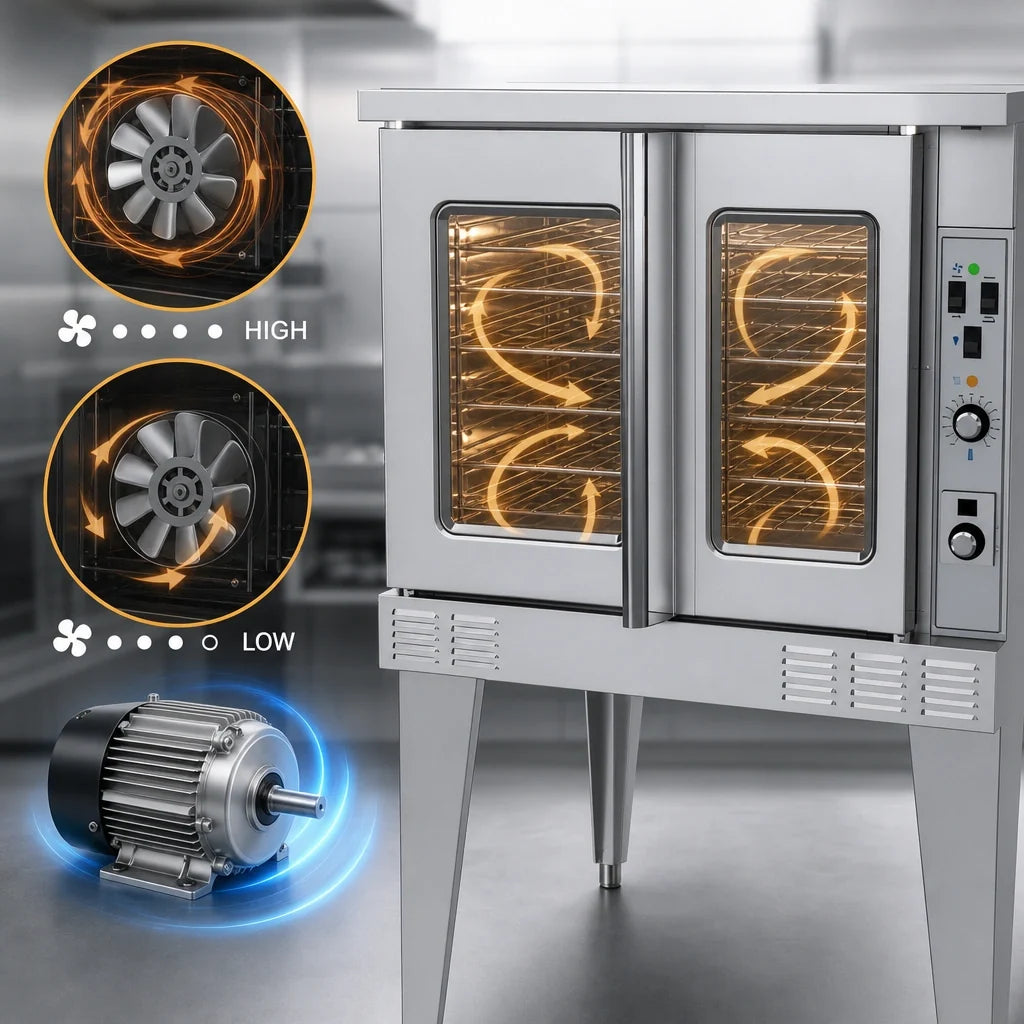 Garland Signature SUME-100-SIGNATURE Full-Size Single-Deck Electric Convection Oven, 5-Rack, Solid State Controls, 10.4 kW