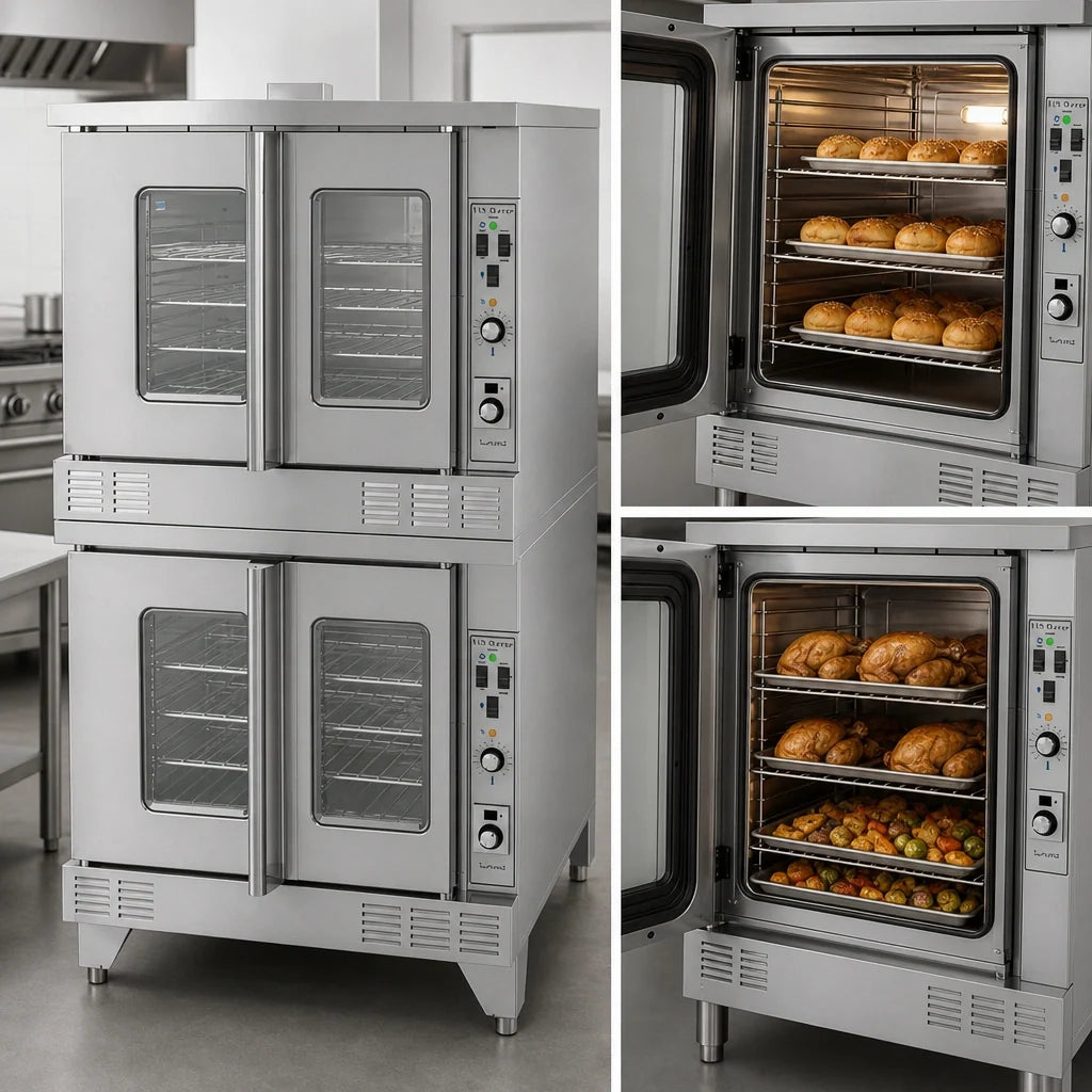 Garland US Range Summit Ovens SUME-200 Double-Deck Electric Full-Size Standard-Depth Convection Oven, Solid-State Controls