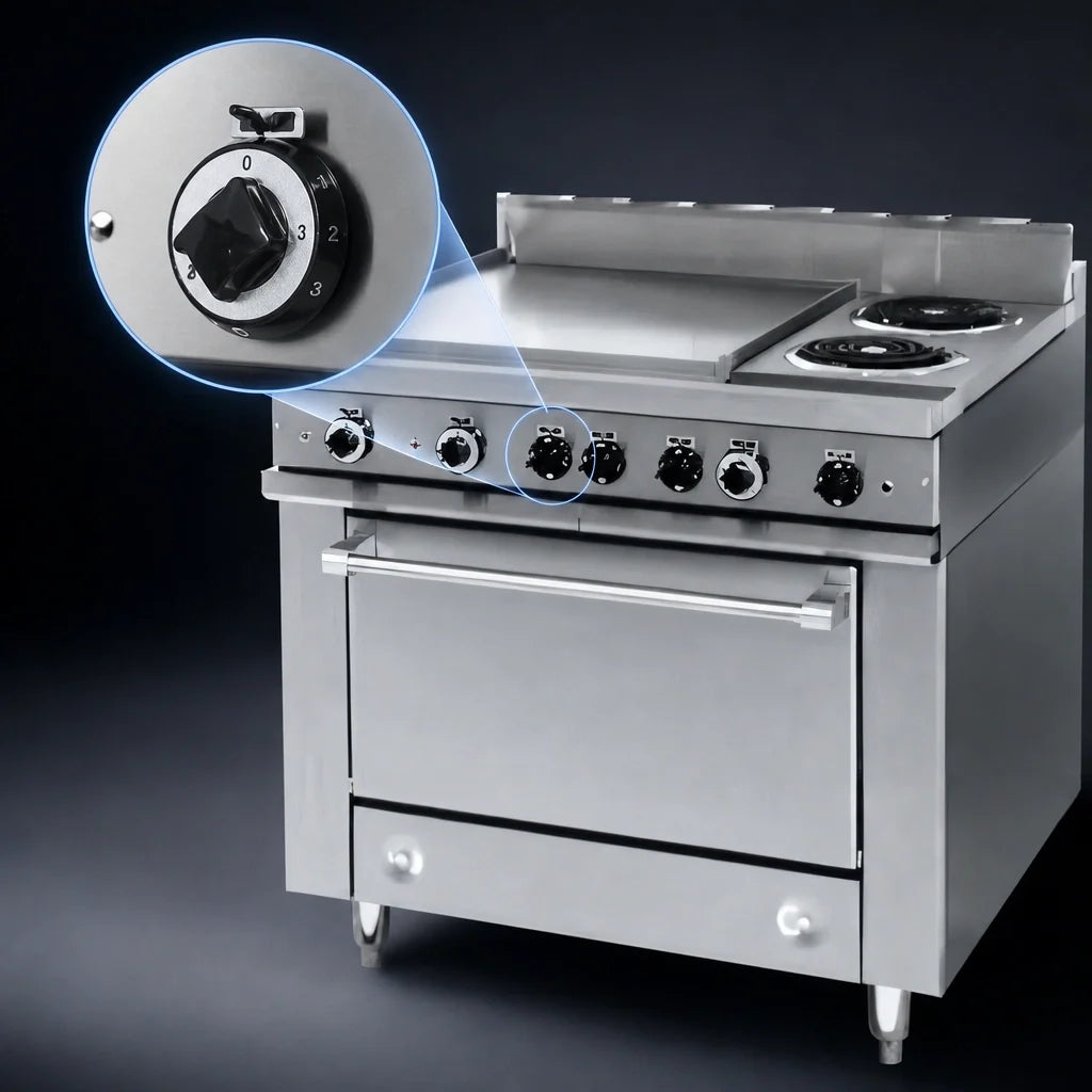 Garland 36E Series 36ES39 36-Inch Electric Six-Zone Boil Section Range with Storage Base