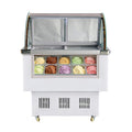10-Pan 220V Commercial Gelato Display Freezer With LED Lighting (SAK59302)