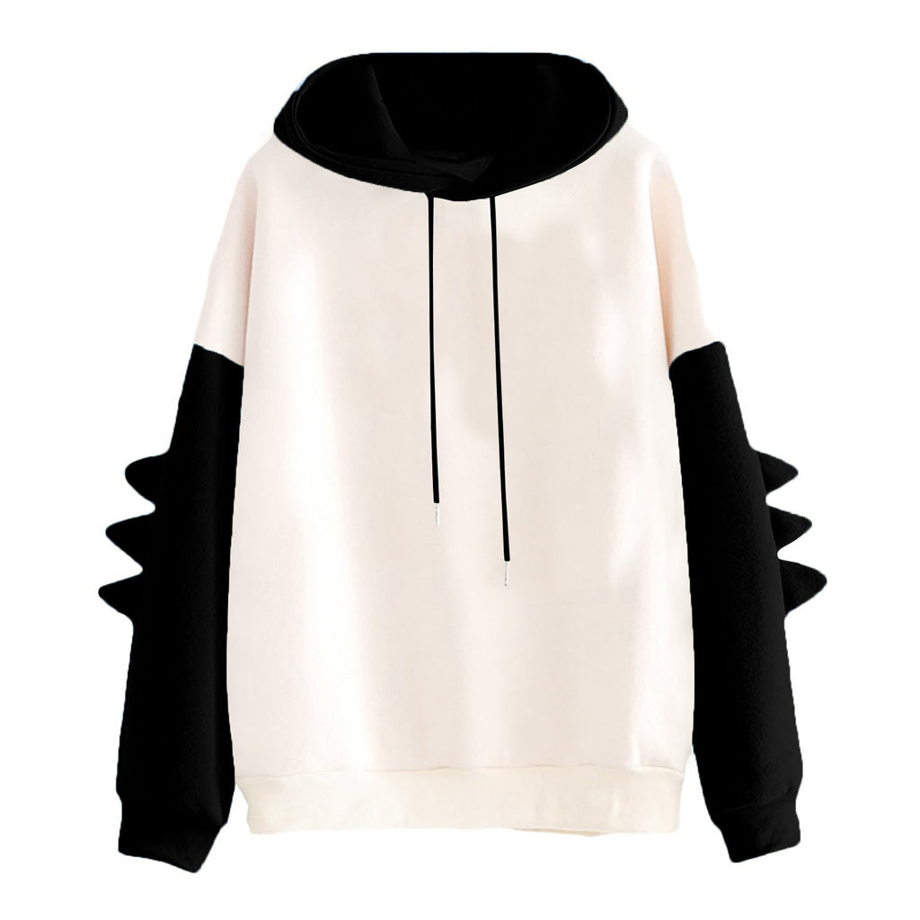 Cartoon Dinosaur Contrast Korean Sweater