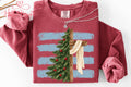 Tree and Cross Stripes Graphic Tee