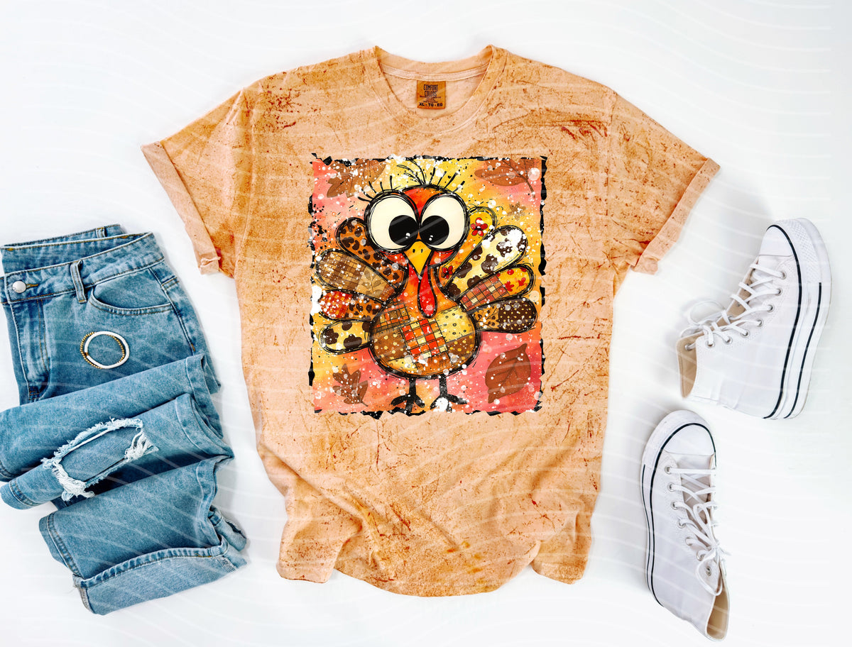 Painted Turkey Graphic Tee