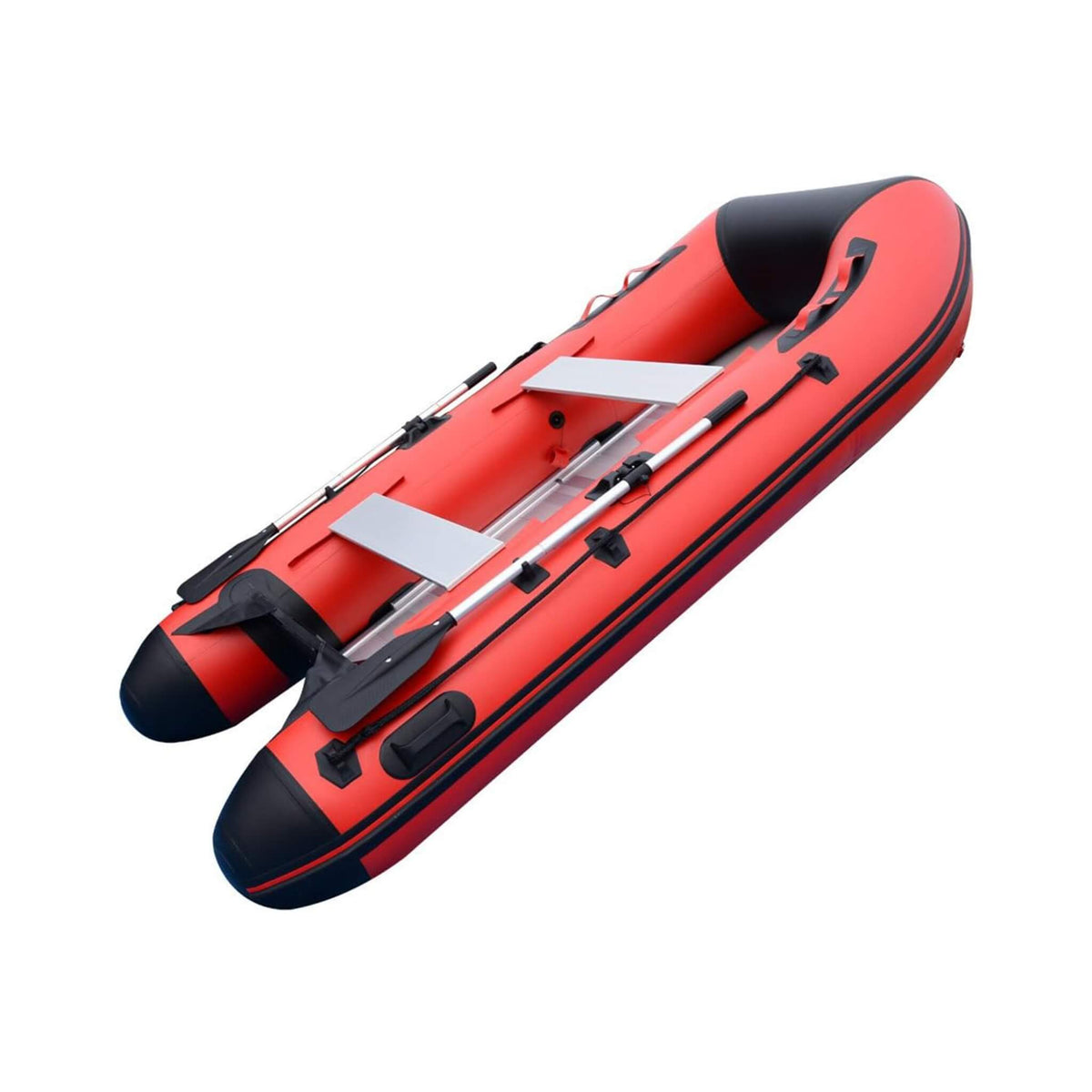 10FT Inflatable 4-Person Rafting Fishing Dinghy Tender Pontoon Boat (SAK20749)