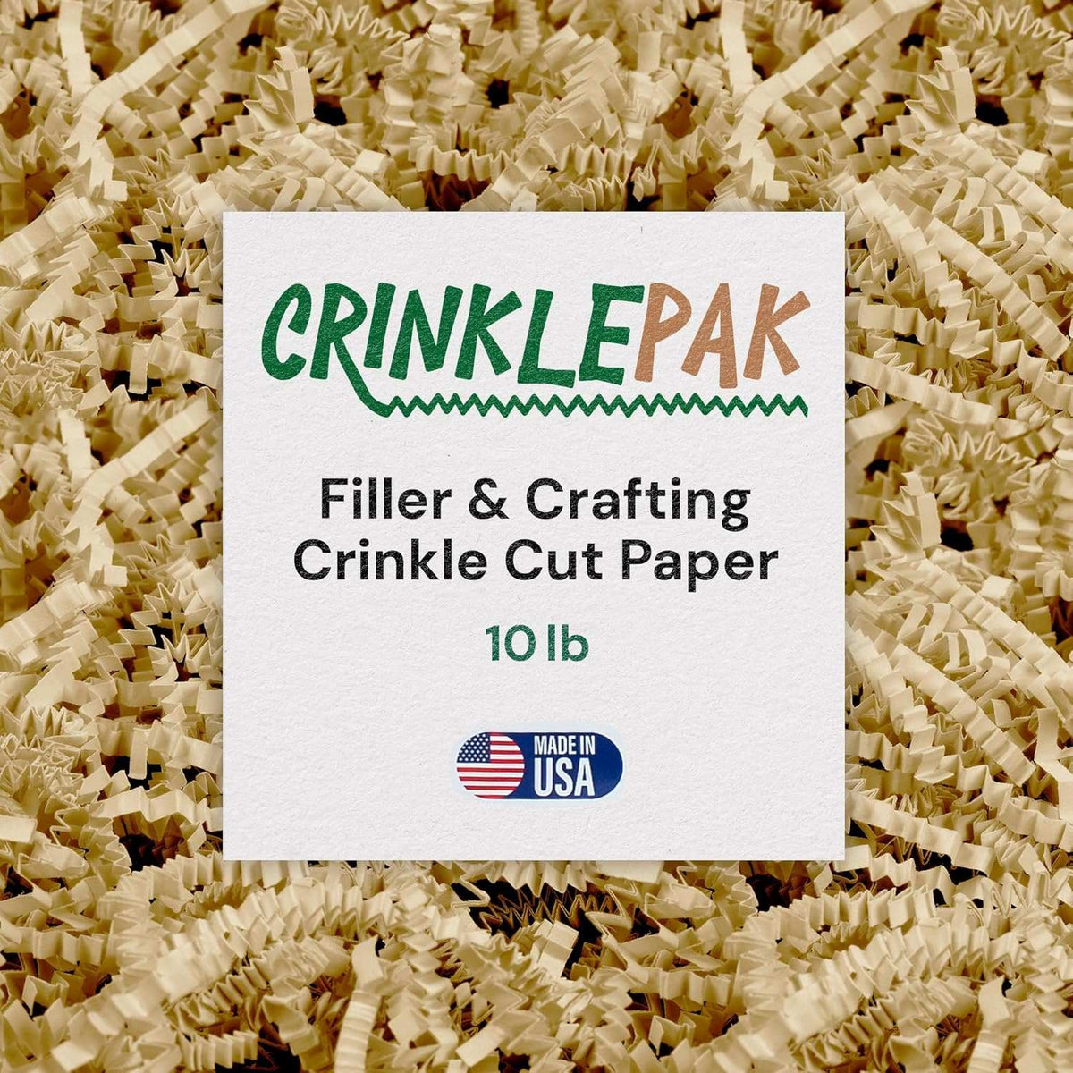 10lb Ivory Crinkle Paper