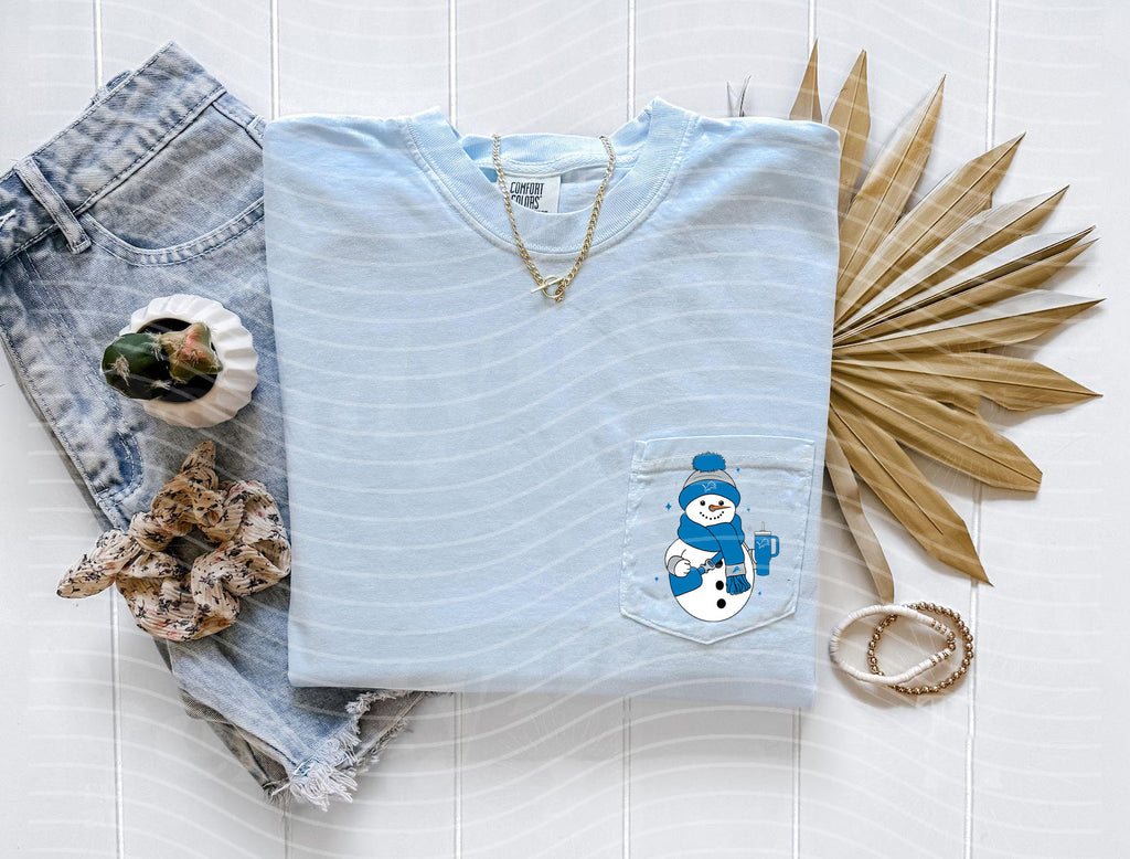 Lions Snowman Graphic Tee