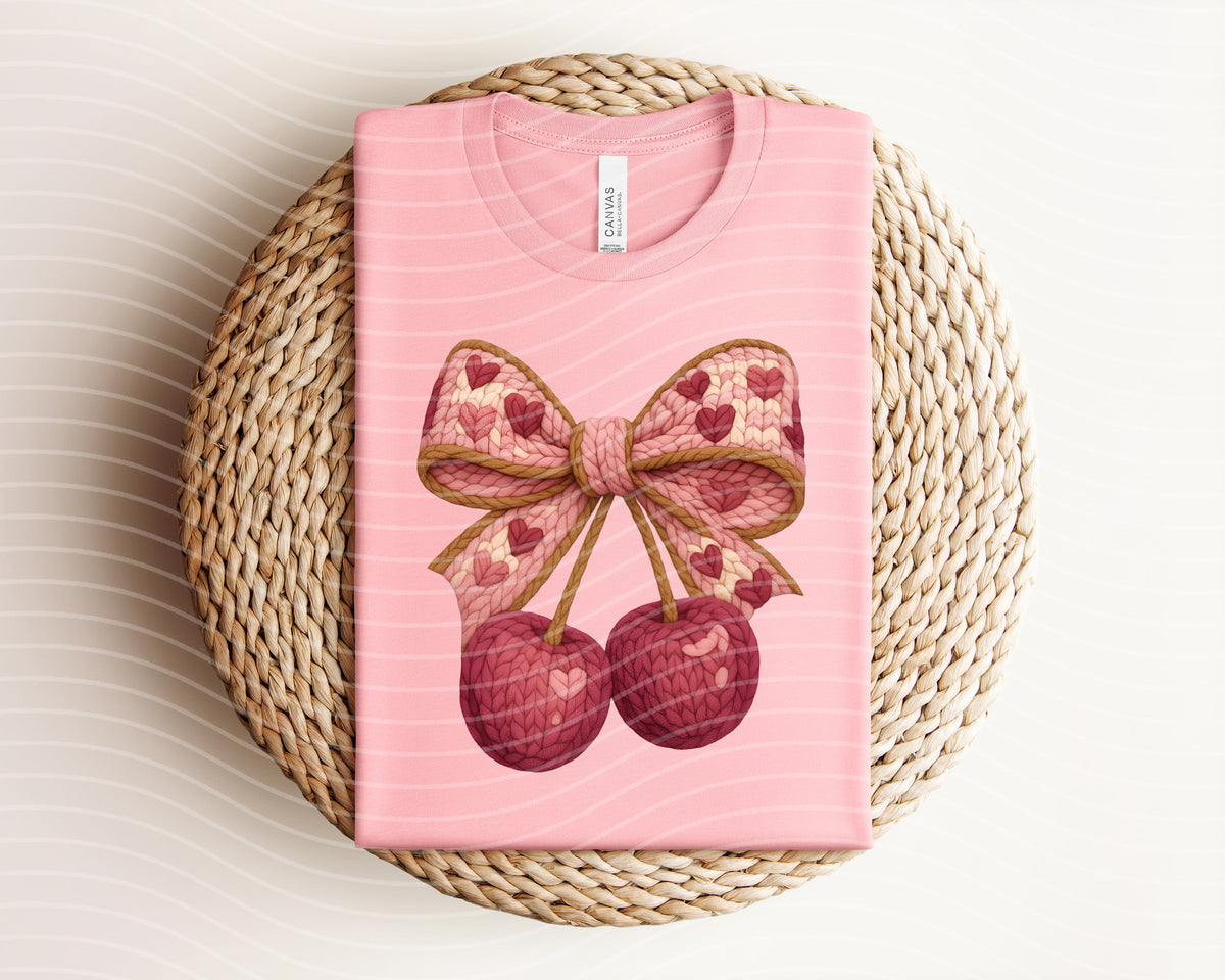 Coquette Cherries Graphic Tee