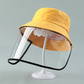 Kids Anti-Spitting Protective Hat with Dustproof Cover