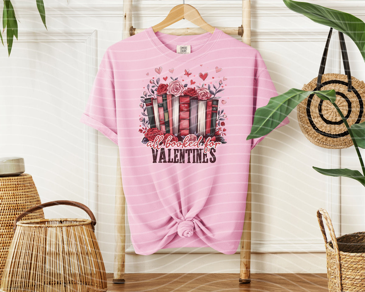 All Booked for Valentine's Graphic Tee