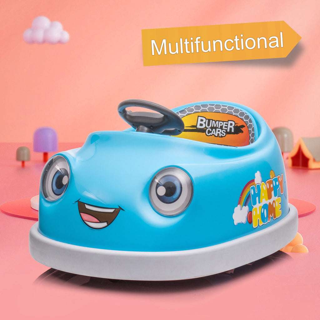 12V Dual Drive Kids Bumper Car with Anti-Collision Safety - Multiple Modes