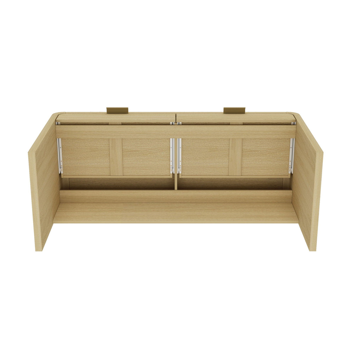 Oak Office Desk with 2 Drawers - Modern Style - Grace