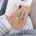 Wristband holder phone case