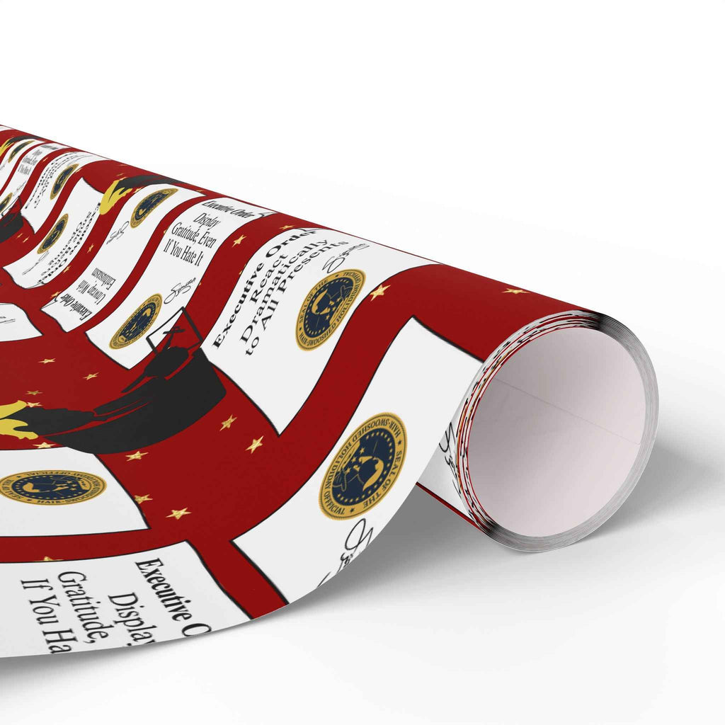 Executive Orders Gift Wrap – Political Parody Edition