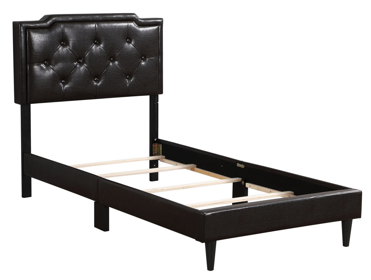 Button Tufted Upholstered Bed with Charming Design - Multiple Colors