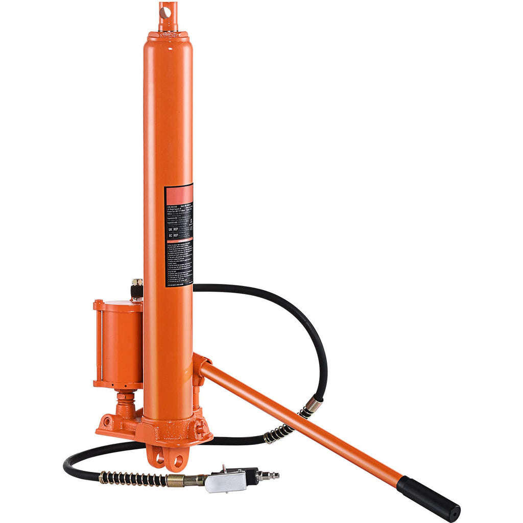 Hydraulic Long Ram Jack with Dual Pump Design - Steel