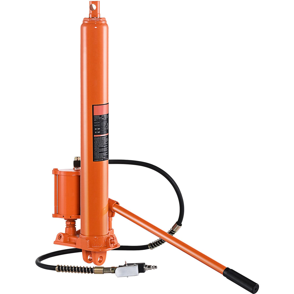Hydraulic Long Ram Jack with Dual Pump Design - Steel