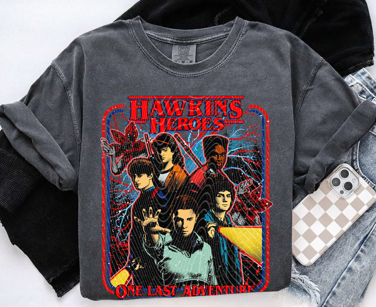 Hawkins Heroes Graphic Tee