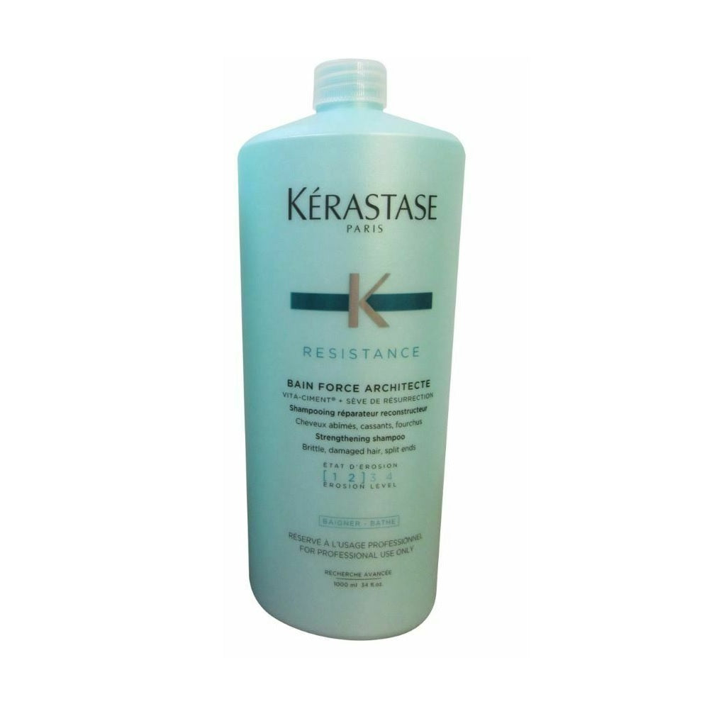 Kerastase Resistance Bain Force Architecte Shampoo 34 Fluid Ounce