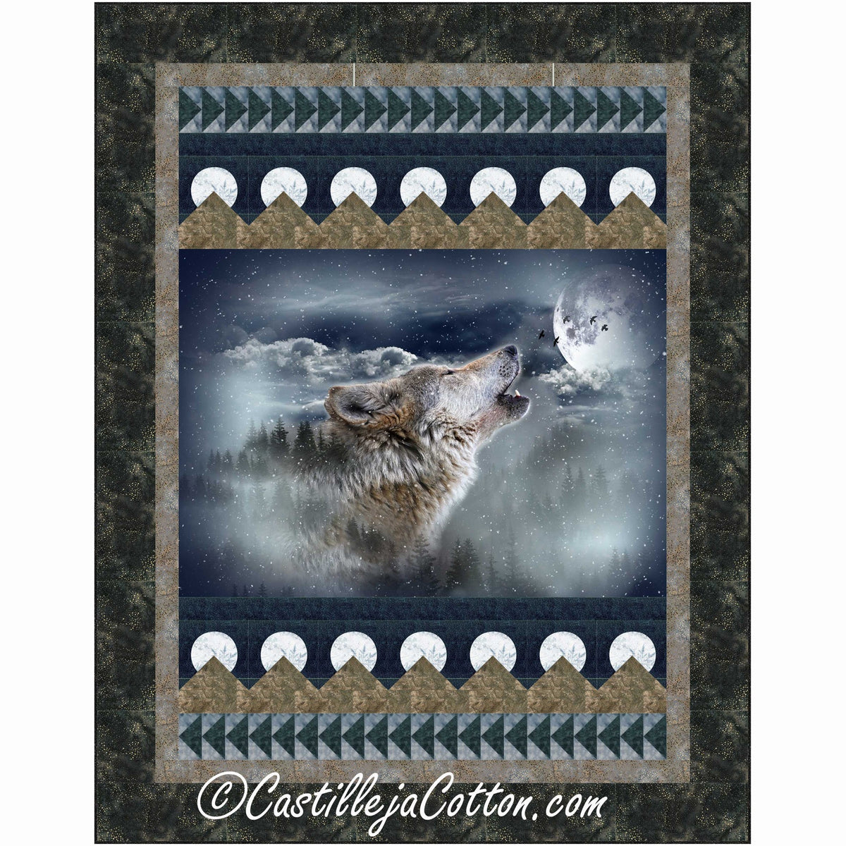 Moon Wolf Downloadable Pattern