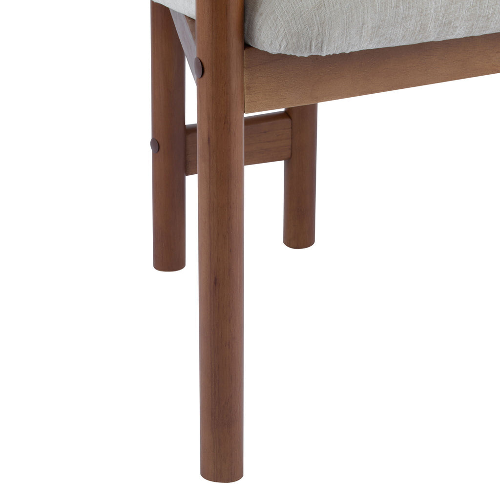 Upholstered Arm Dining Chairs (Set of 2)