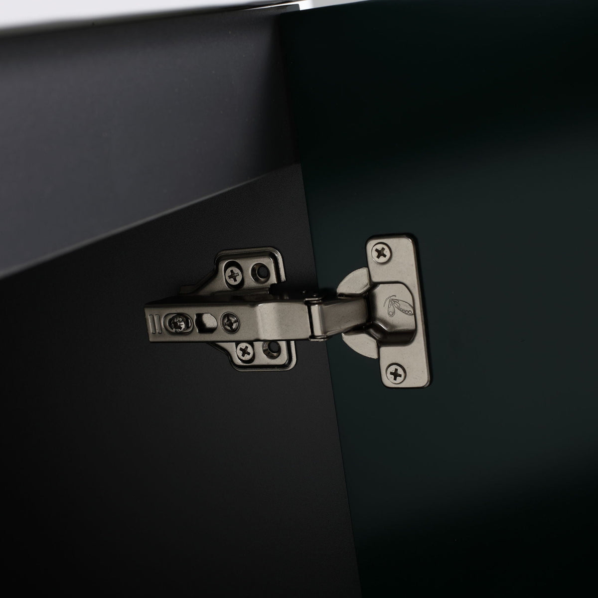 Modern Freestanding Bathroom Vanity with Soft Close Cabinet Doors - Pearl Silver, White, or Dark Green