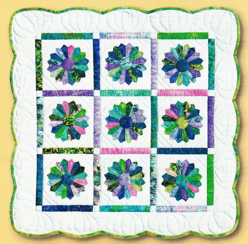 Mini Dresden Plate with Template