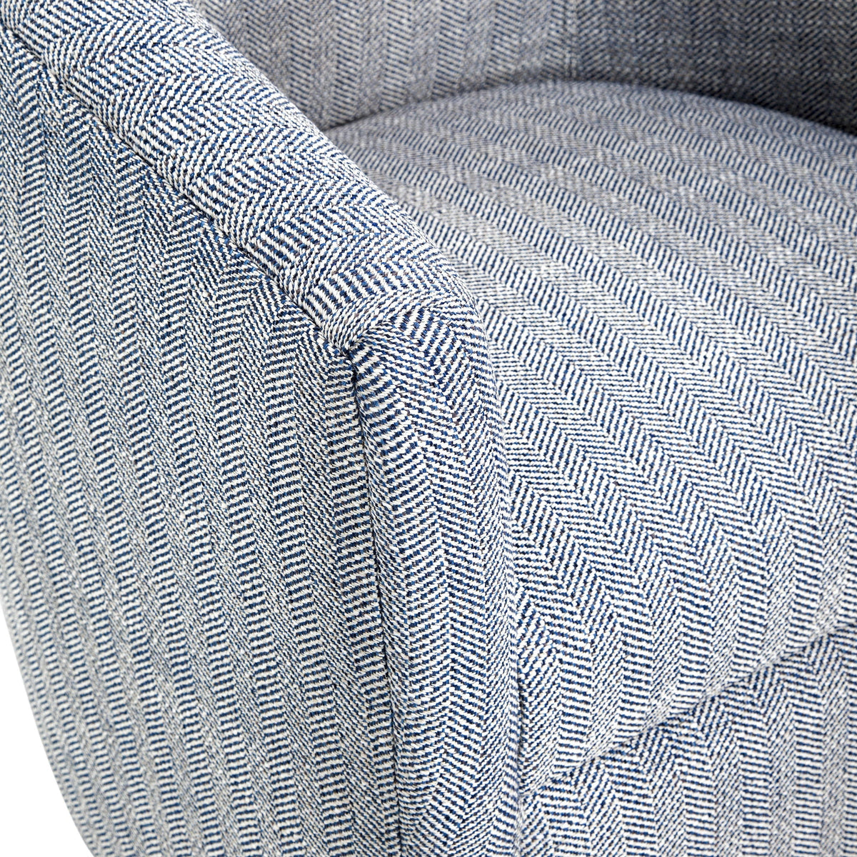 Swivel Barrel Chair with 360 Degree Rotation - Beige, Light Blue, or Red