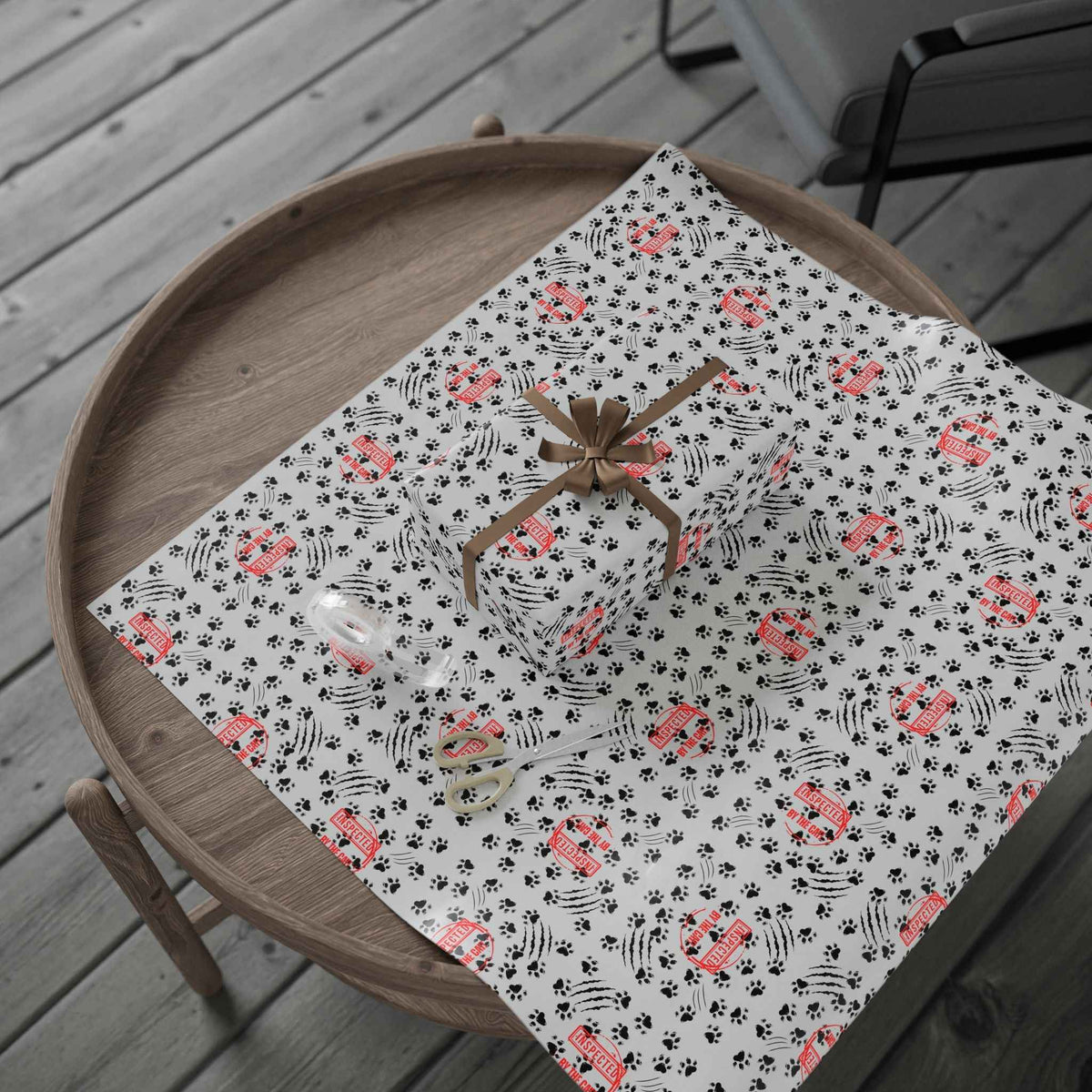 This Gift Was Inspected by a Cat – All-Purpose Gift Wrap