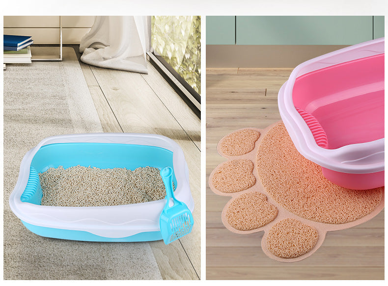 Semi Enclosed Cat Sized Thickened Splash Proof Toilet