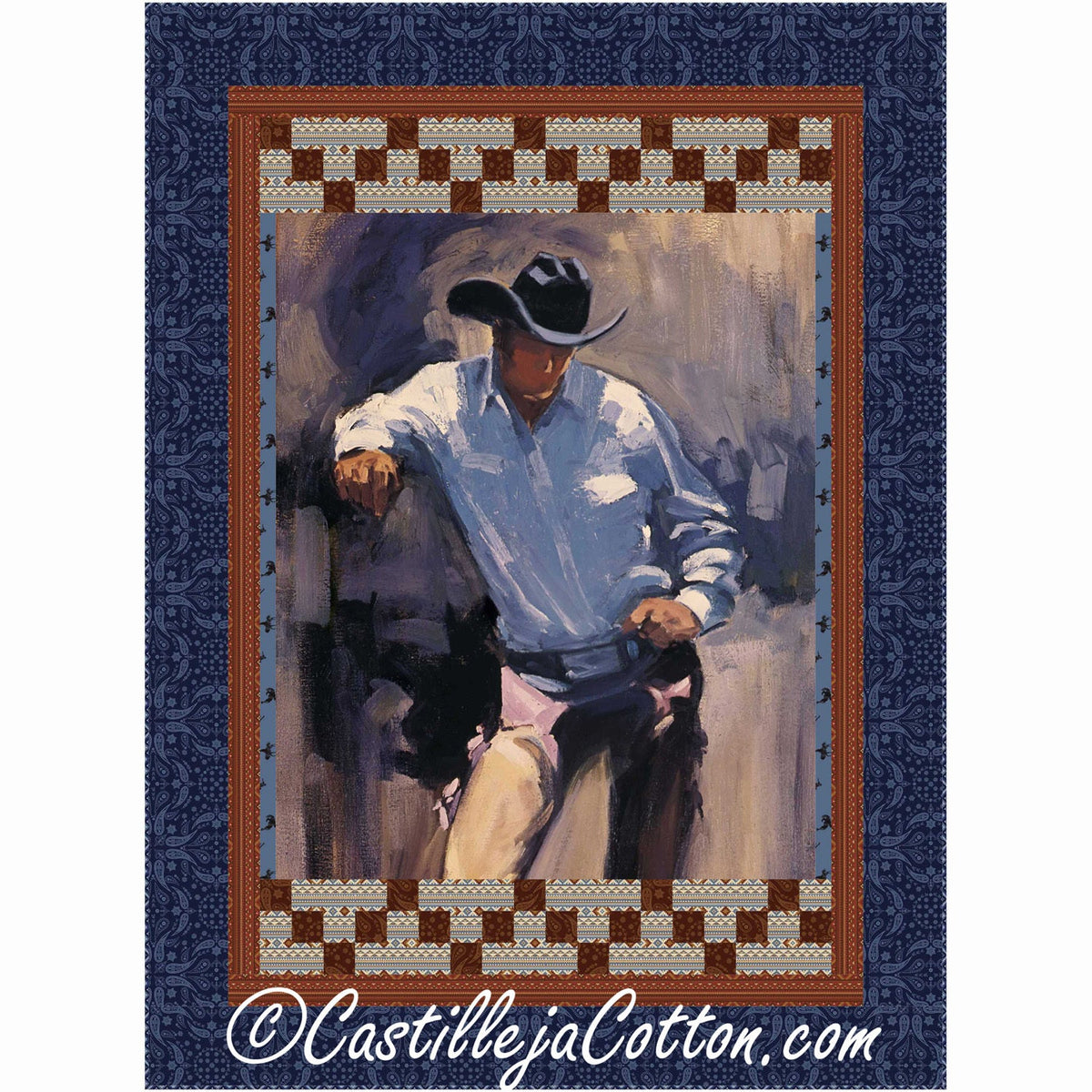 Back Of the Chutes Cowboy Downloadable Pattern