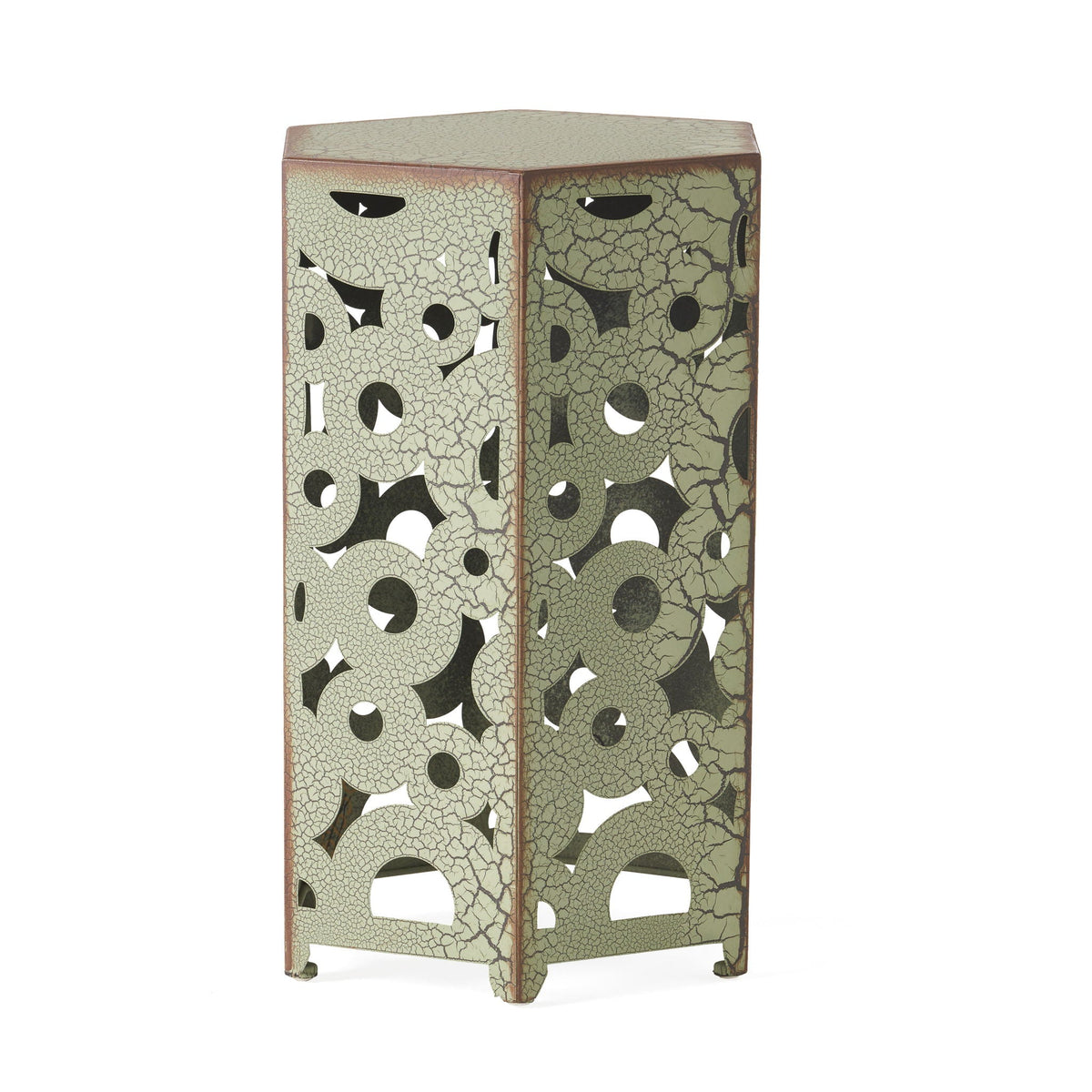 Selva Accent Table Set with Powder-Coated Iron - Green