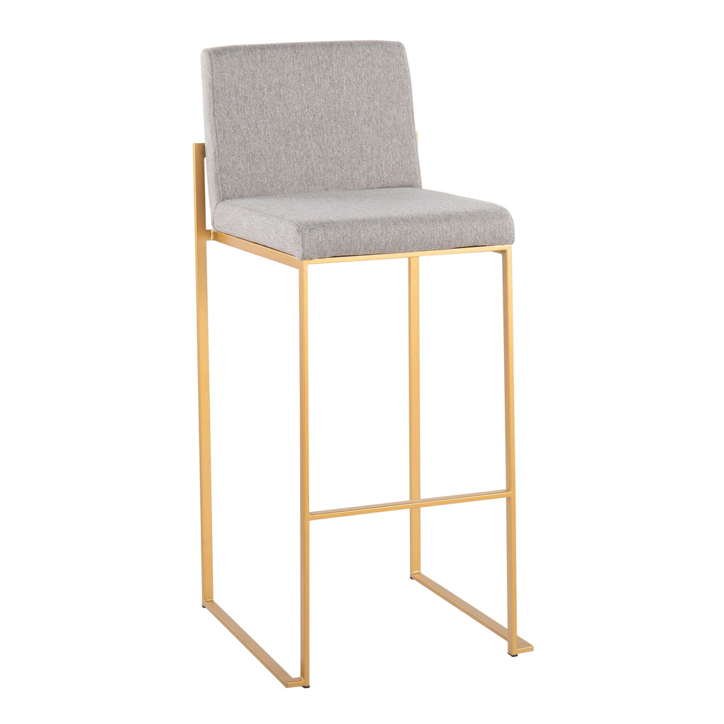 Fuji - Contemporary Design High Back Barstool