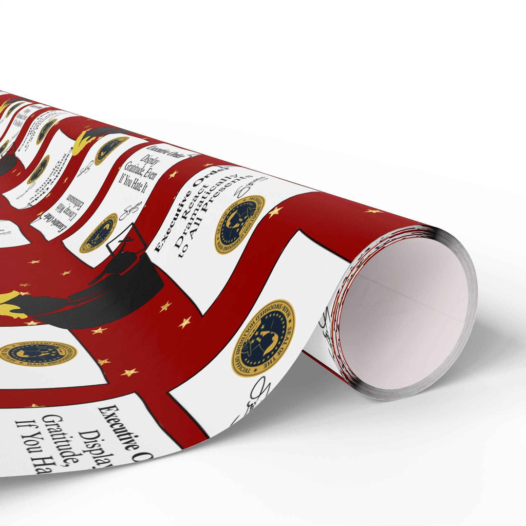 Executive Orders Gift Wrap – Political Parody Edition