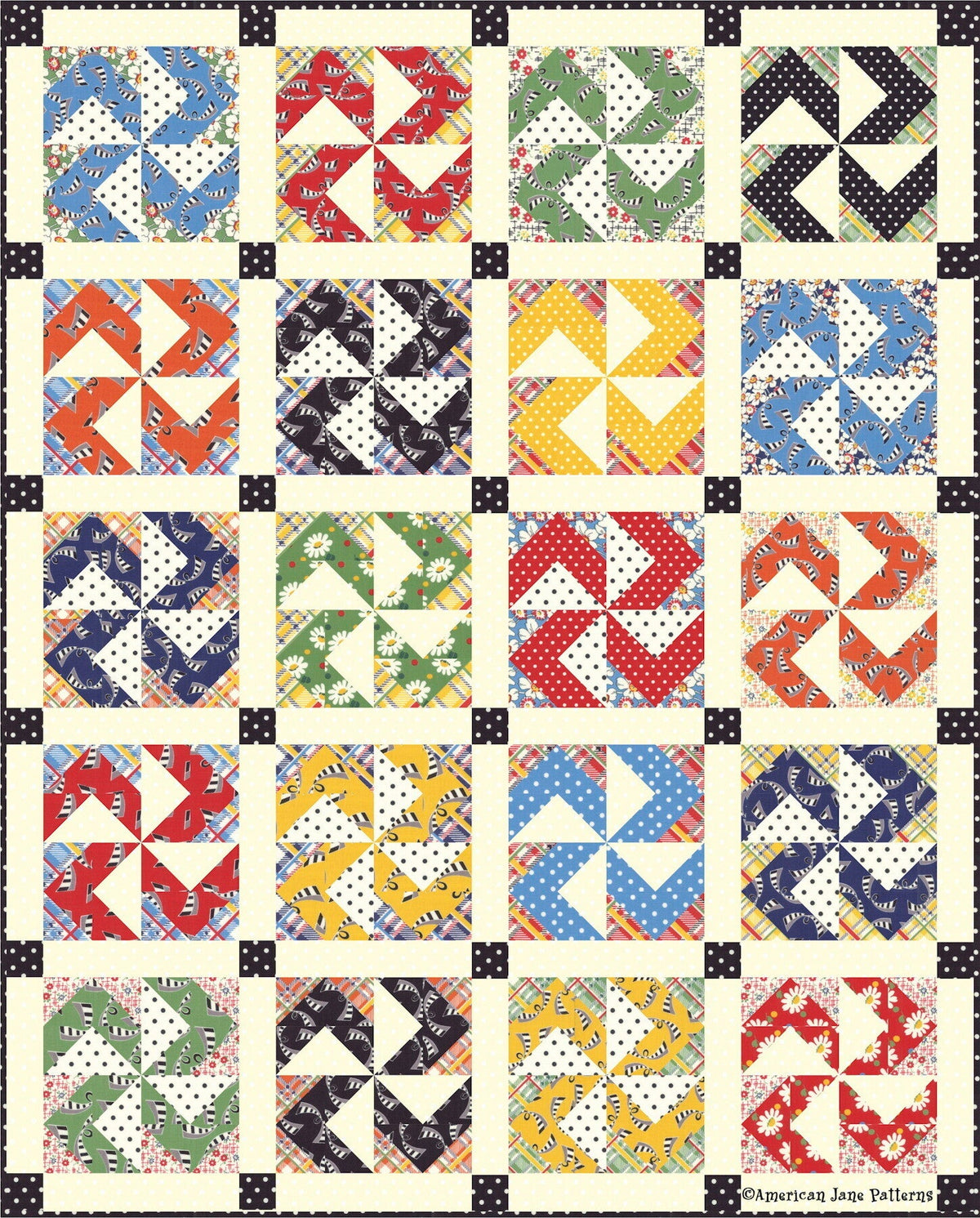 Pinwheel Pop Quilt Pattern