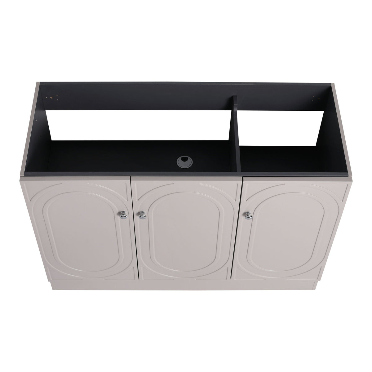 Modern Freestanding Bathroom Vanity with Soft Close Cabinet Doors - Pearl Silver, White, or Dark Green