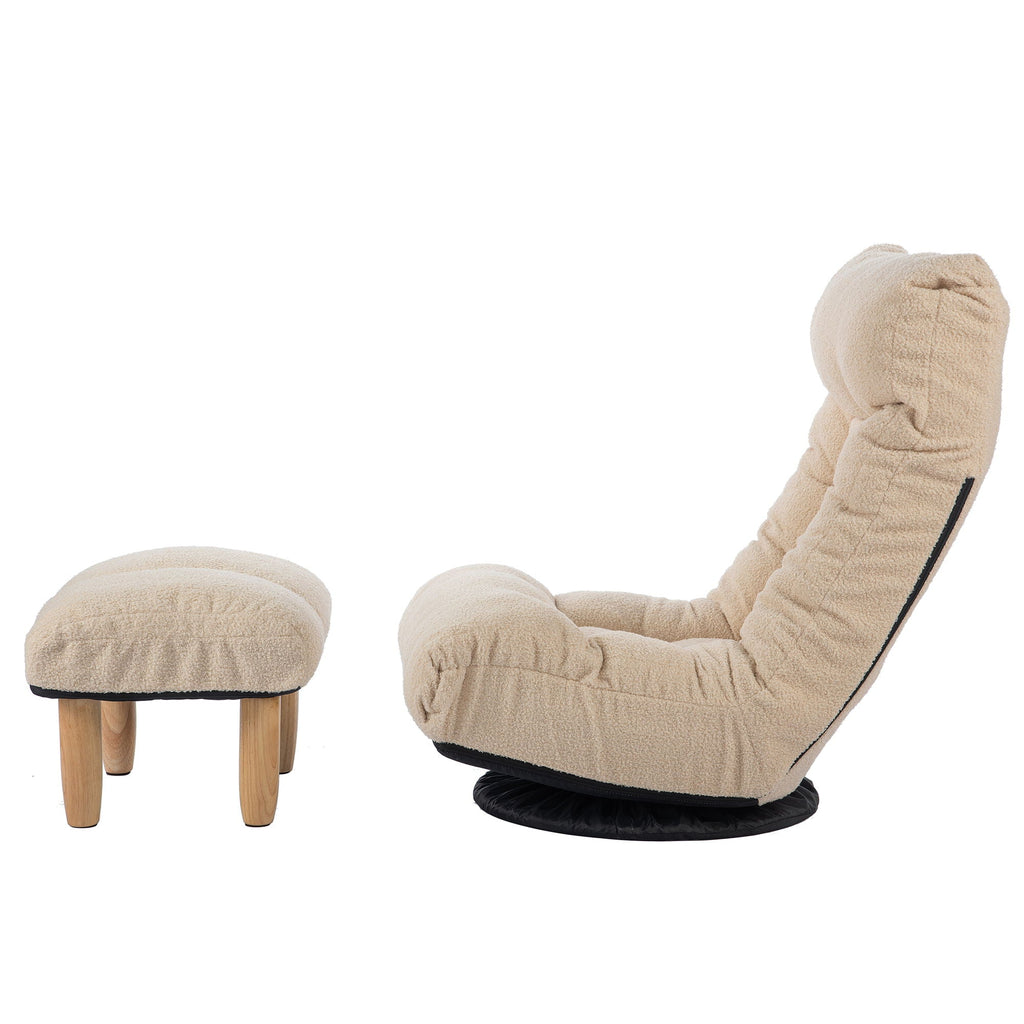 Adjustable Japanese Reclining Floor Chair Sofa With Metal Frame