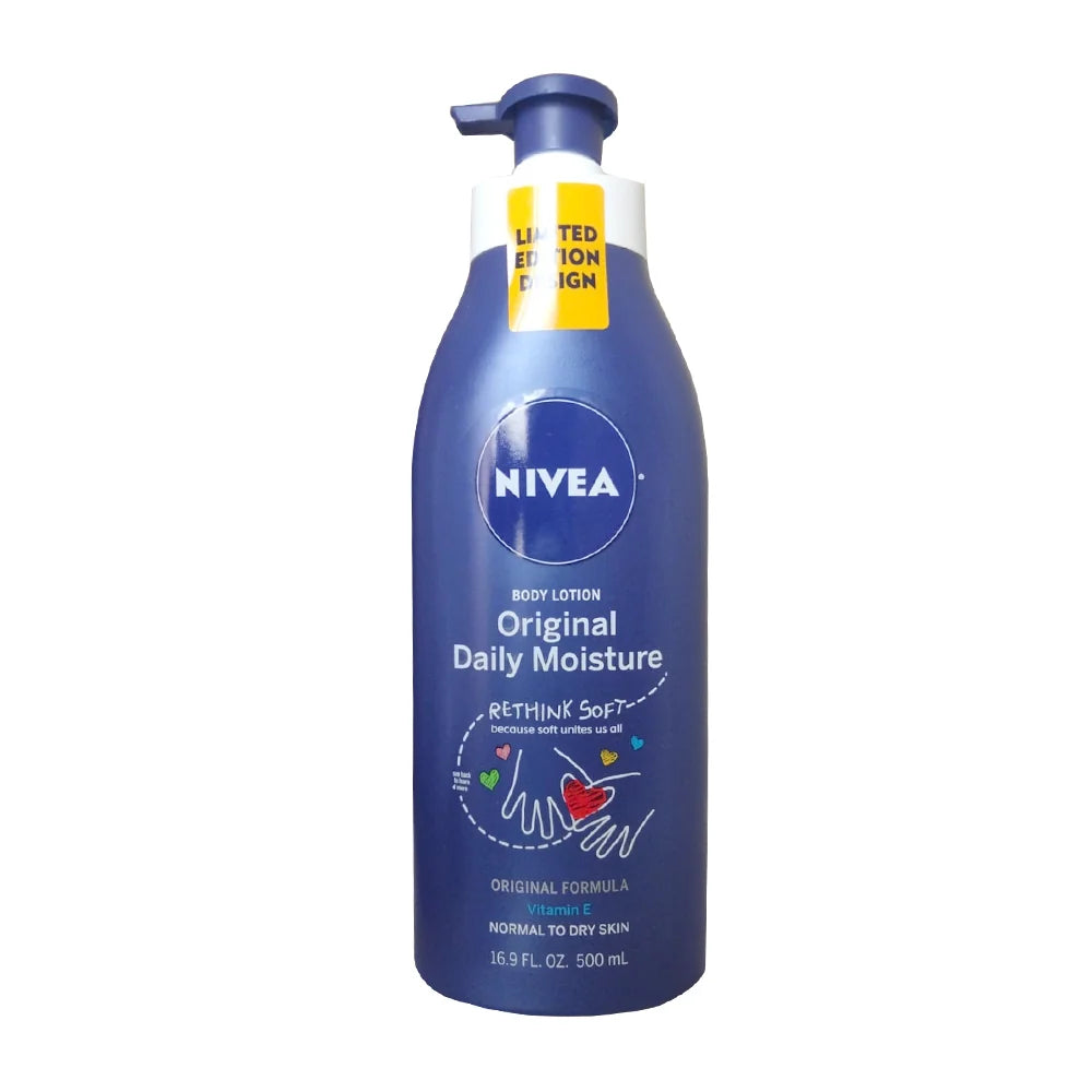 Nivea Body Lotion, Vitamin E, Original Daily Moisture, Normal To Dry Skin