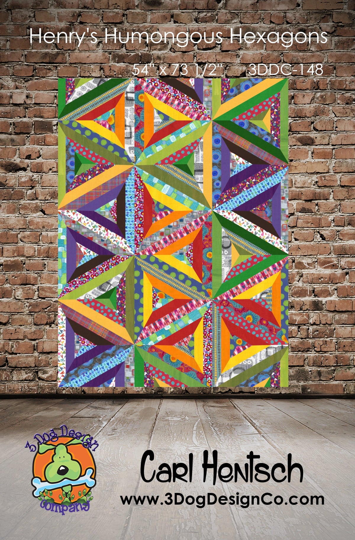 Henry's Humongous Hexagons Downloadable Pattern
