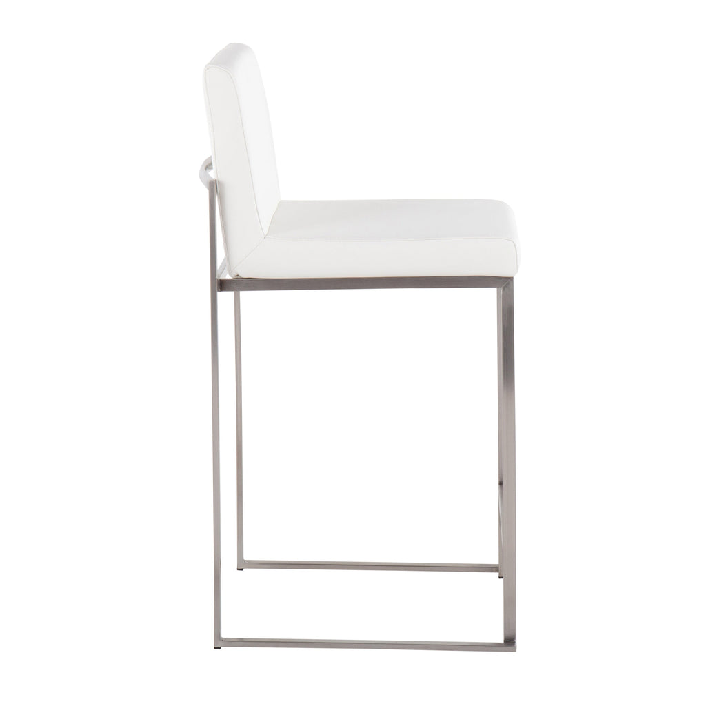 Contemporary High Back Counter Stool