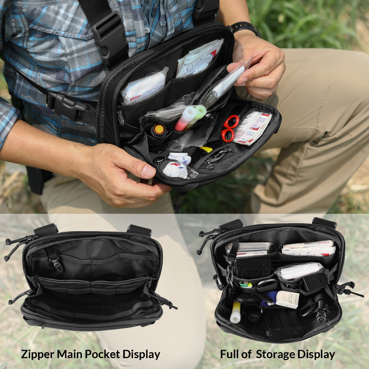 VOTAGOO® Tactical EDC Chest Rig
