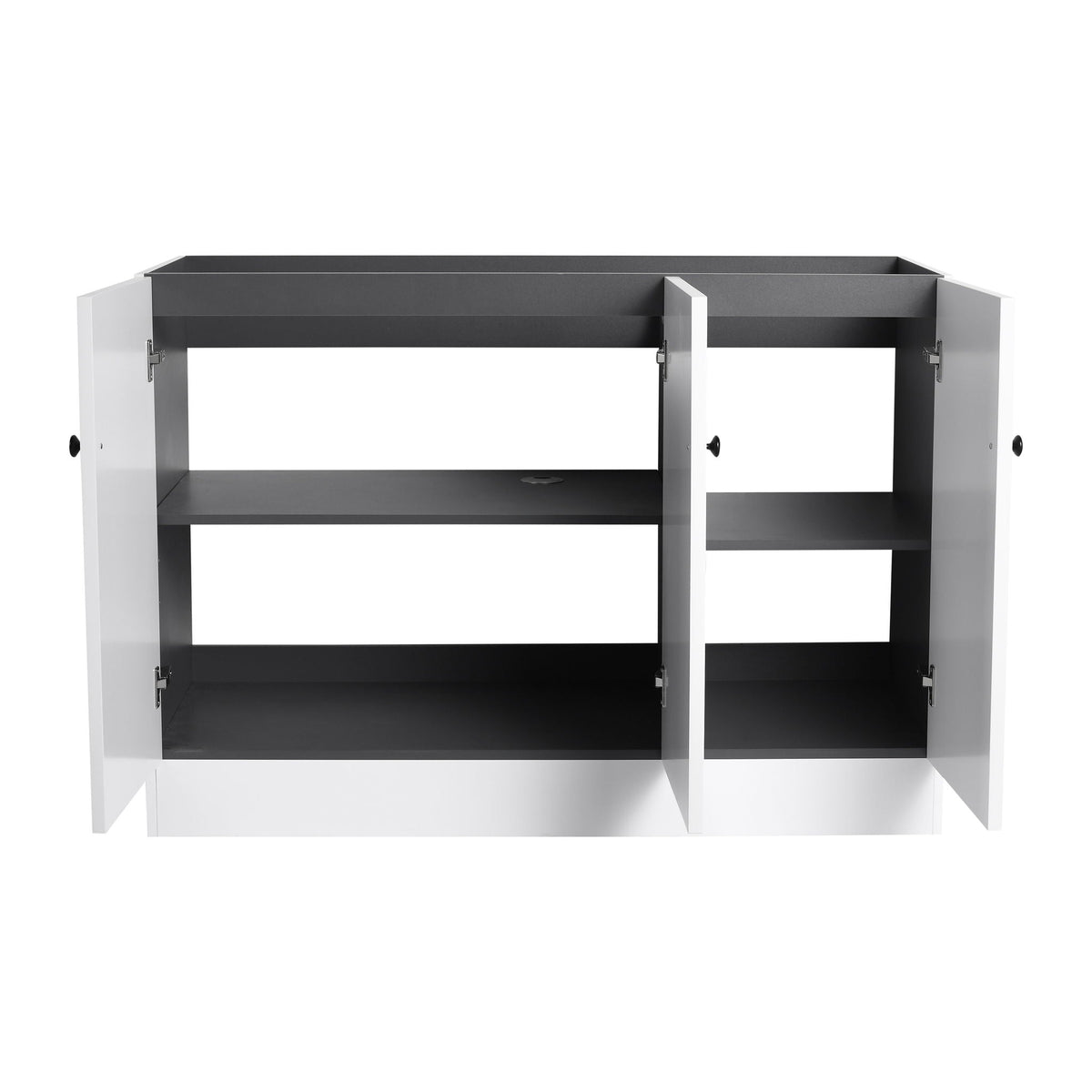 Modern Freestanding Bathroom Vanity with Soft Close Cabinet Doors - Pearl Silver, White, or Dark Green