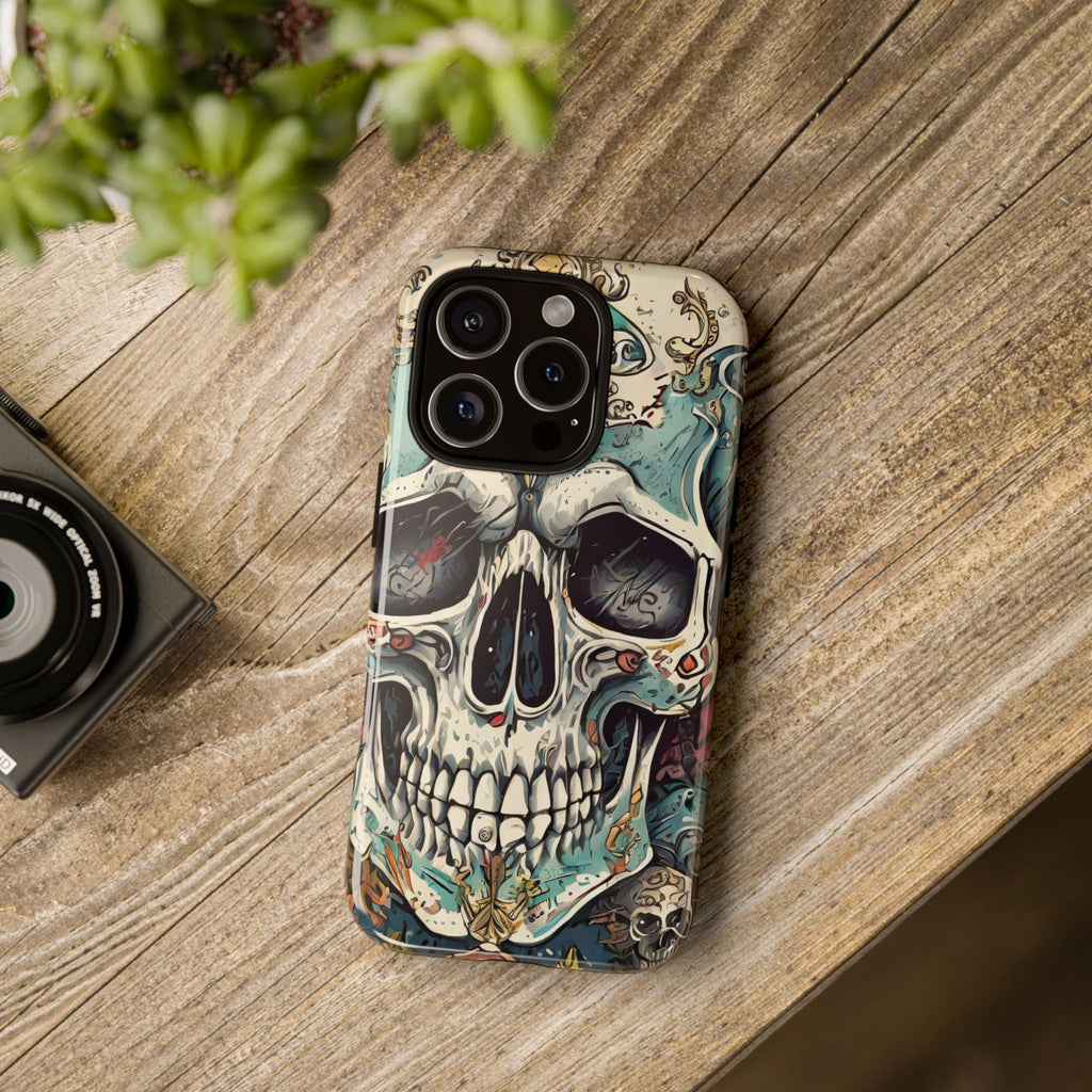 Abstract Skull Tough Phone Case