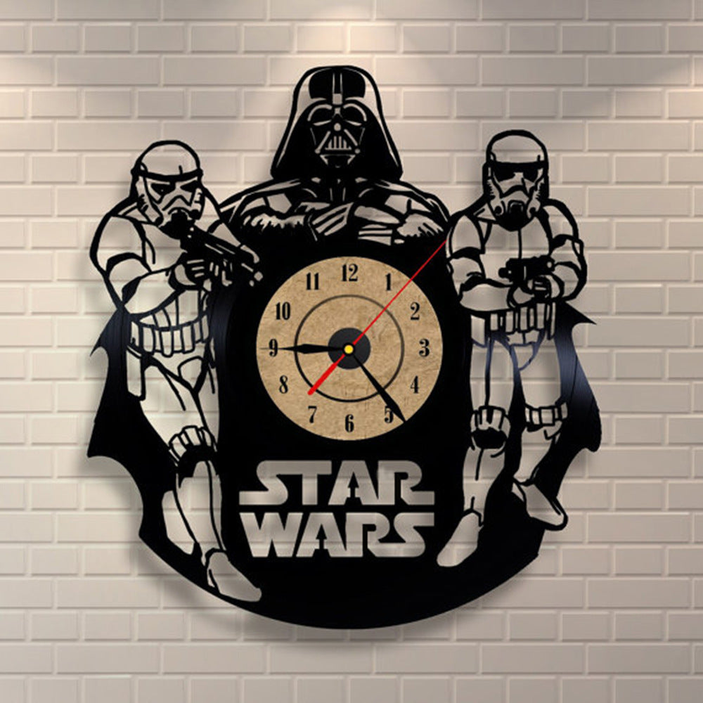 Creative Cat Vinyl Record Wall Clock