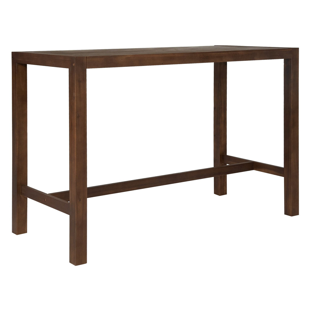 Patio Bar Set with Ergonomic Chairs - Light Brown or Dark Brown
