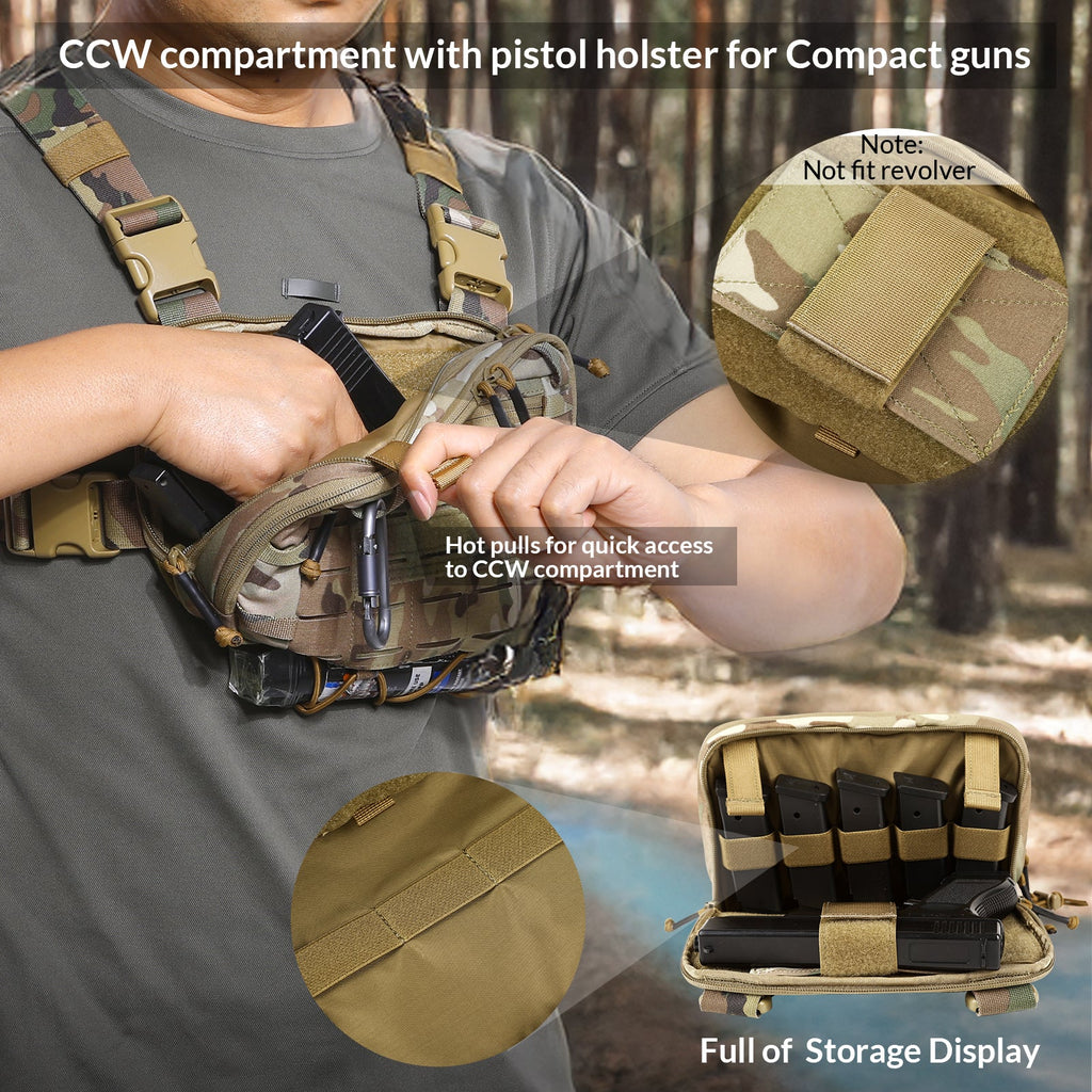 VOTAGOO® Tactical EDC Chest Rig