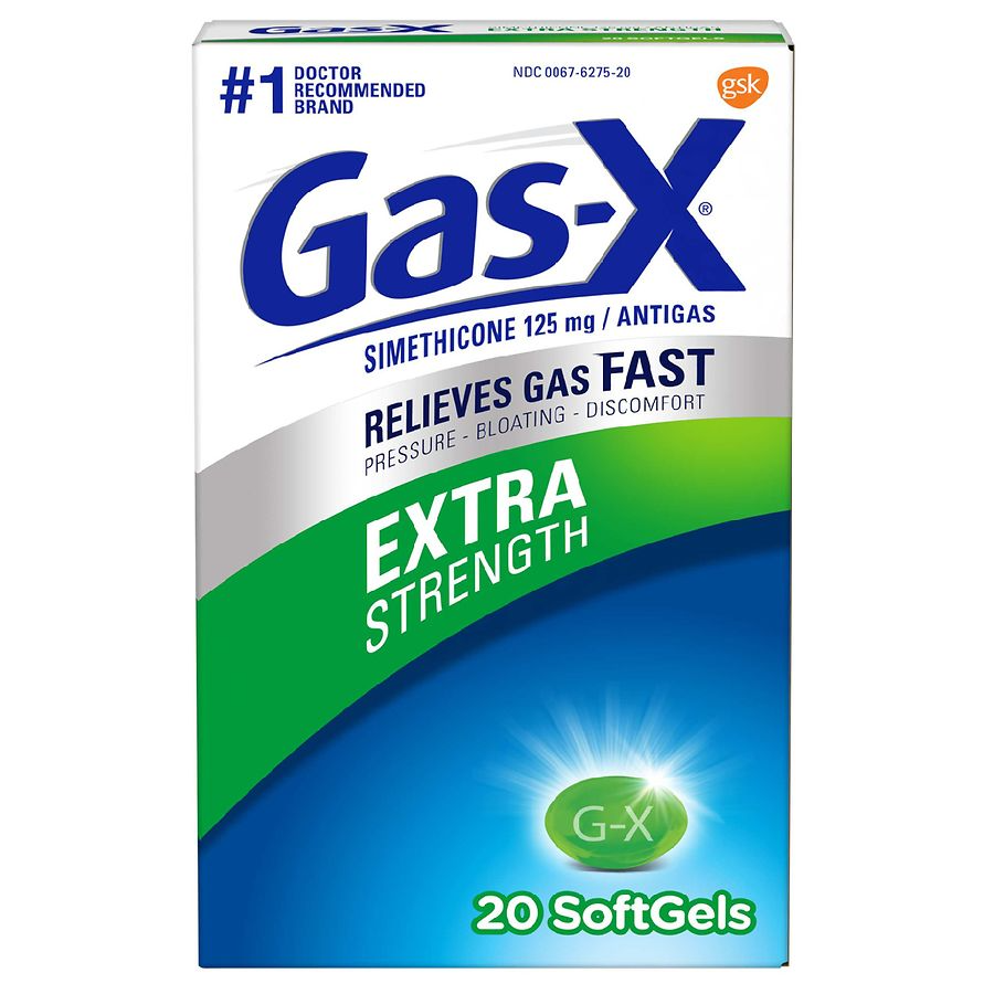 Gas-X Antigas, Extra Strength, 125 Mg, Soft Gels