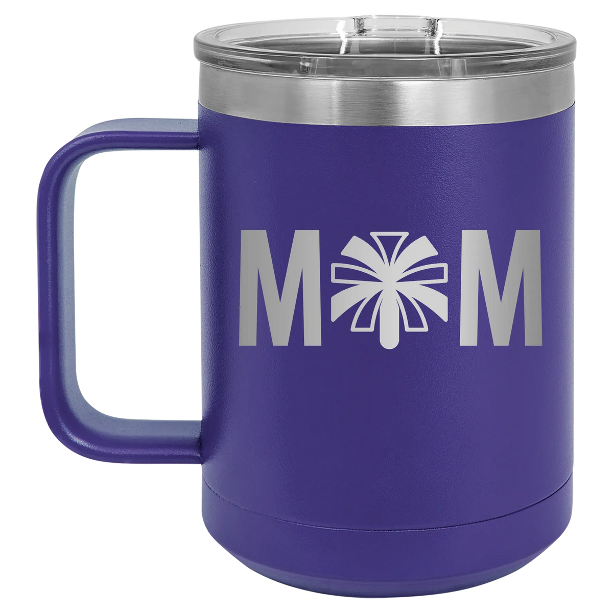 Mom Cheer 15 oz Mug | Purple
