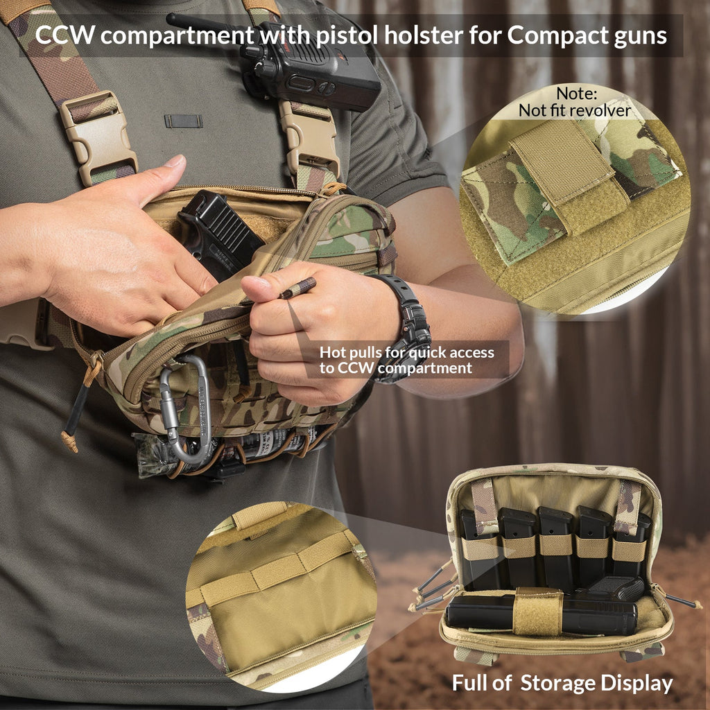 VOTAGOO® Tactical EDC Chest Rig