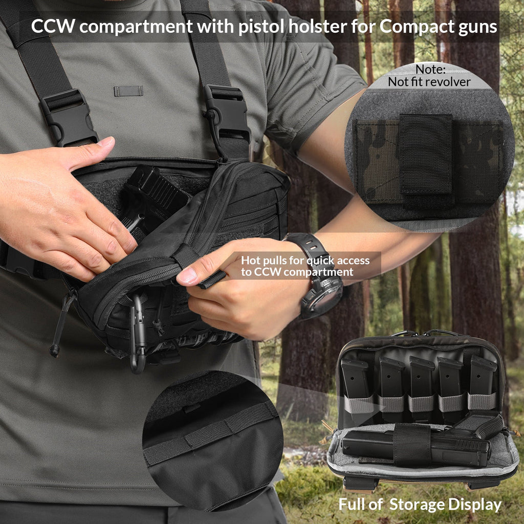 VOTAGOO® Tactical EDC Chest Rig